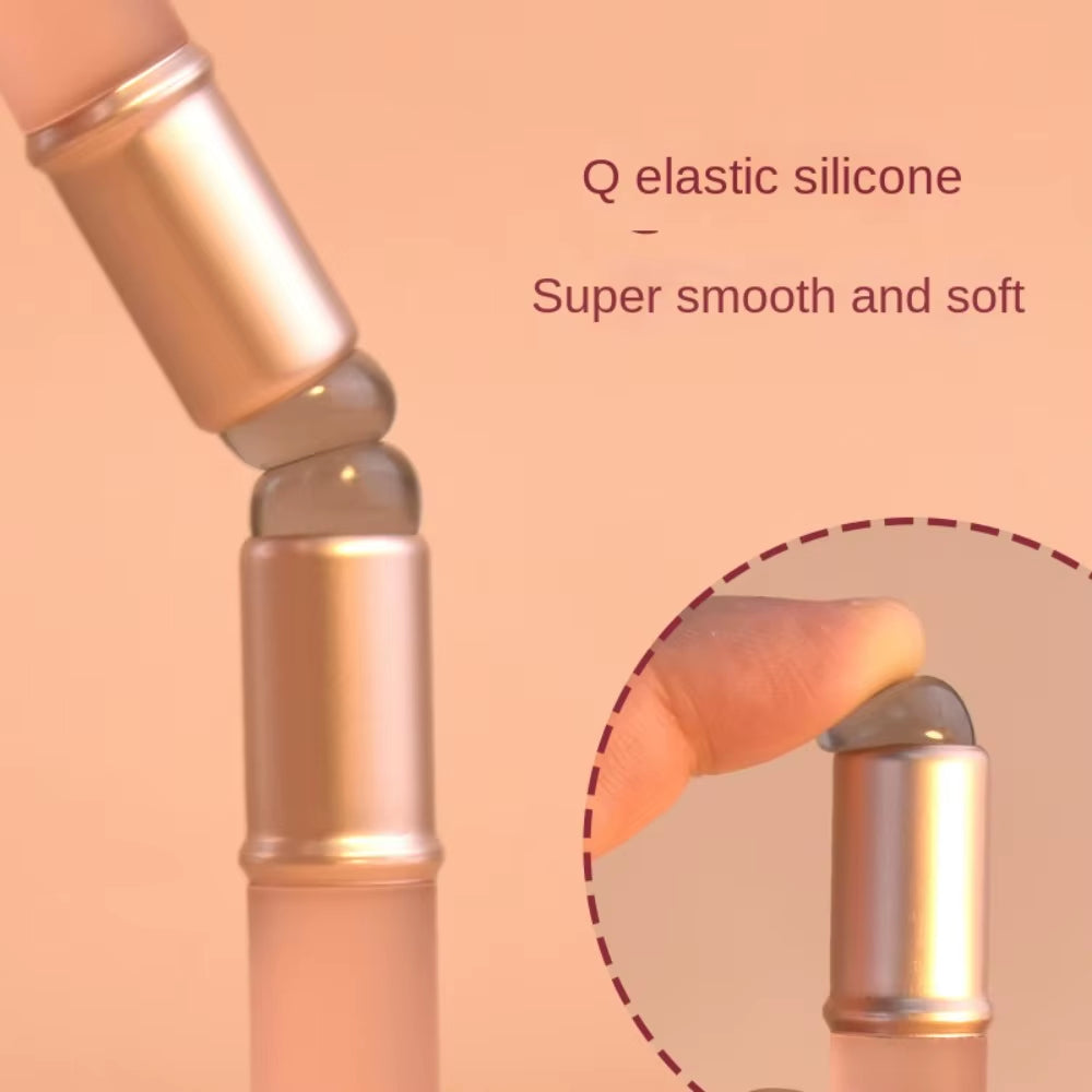Upgrade Silicone Lip and Concealer Makeup Brushes Pink Silicone Brush for Lip Balm Lip Gloss Lip Stick Multifunction Brush